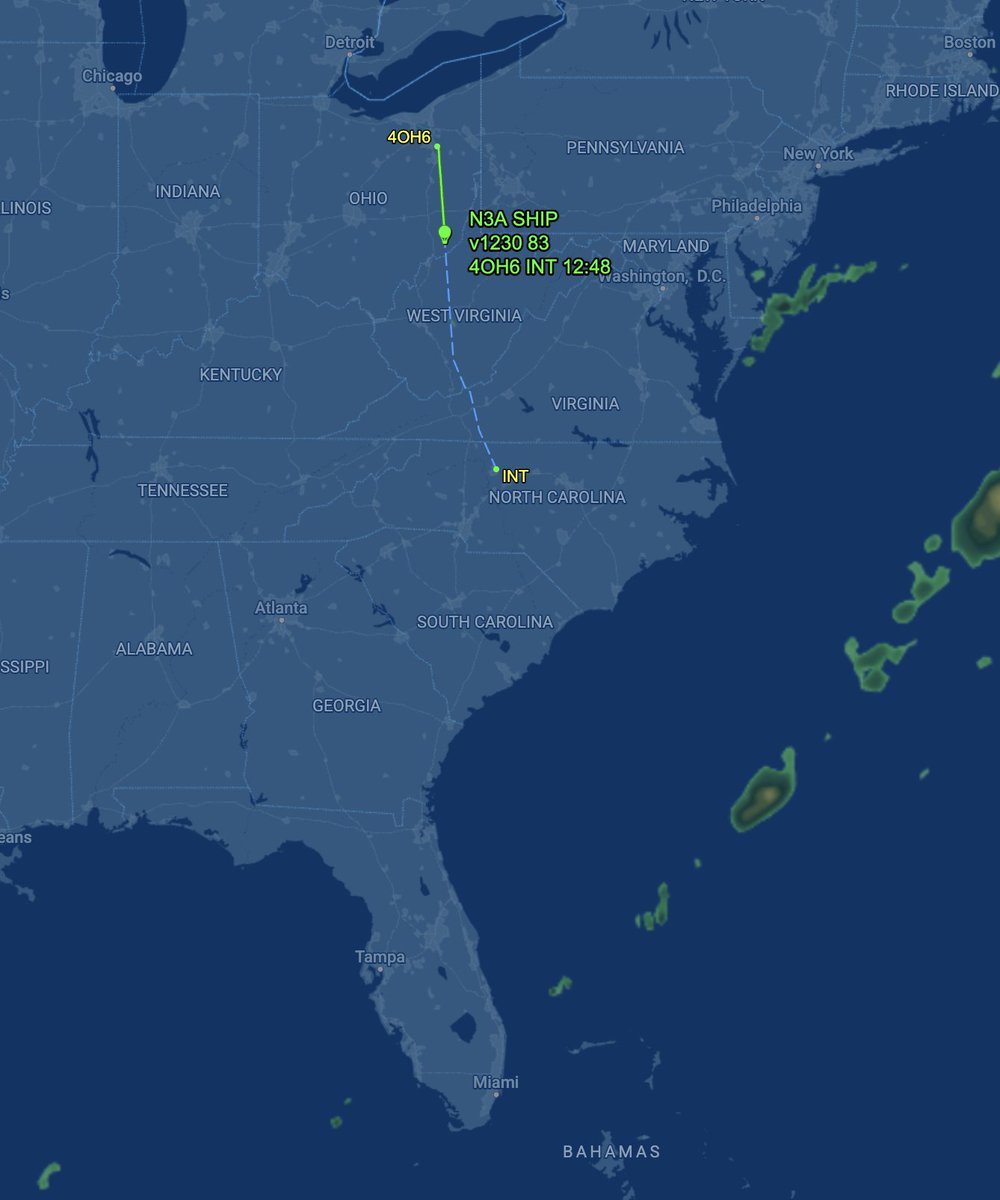 iGrandTheftAuto's tweet photo. The “Vice City” Goodyear Blimp is in the air! 👀

It’s flying from Ohio to North Carolina and could be heading to Florida next as part of the #GTAVI marketing campaign 🌴

Spot it out there? Send us your photos via DM! 📸 https://t.co/ZBjtHk7SxG