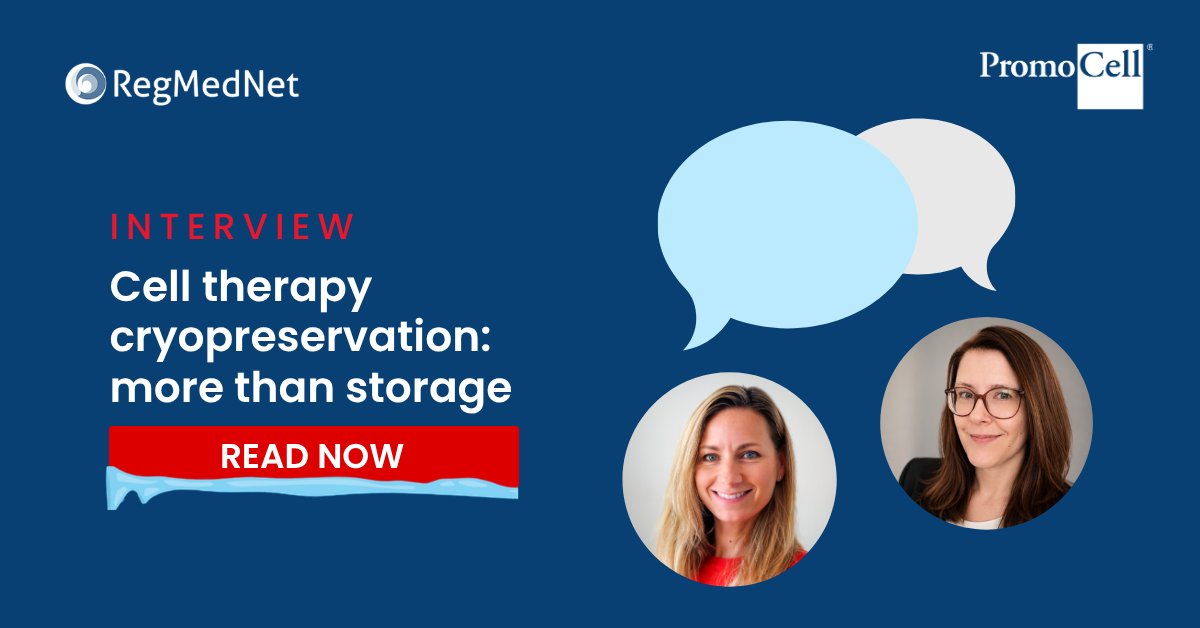 RegMedNet's tweet photo. PromoCell experts Iris Bischoff-Kont and Laura Aschmis share their insights on developing robust cryopreservation strategies, including the hidden pitfalls of relying solely on viability data and the specific vulnerabilities of stem and primary cells >>> https://t.co/bBjYEdlOzv https://t.co/OTqUlr4Ve6
