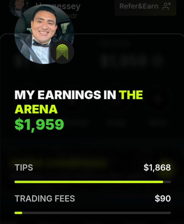 rookie_sdr's tweet photo. Everytime I open @TheArenaApp I see my earnings from Live Streaming from my community+ Fans. https://t.co/p0b8lvrDWX