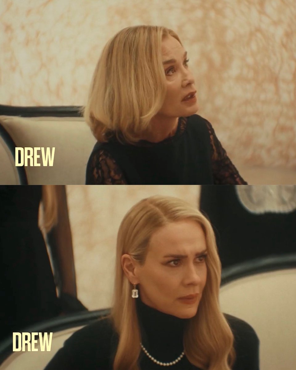 BillieLourdinfo's tweet photo. Sorry, but I have to laugh 😂 Mallory revealing everything that happened in Apocalypse and the look on everyone's faces is a total GAG 💀 #AHS13 https://t.co/Q9GXjM26wv