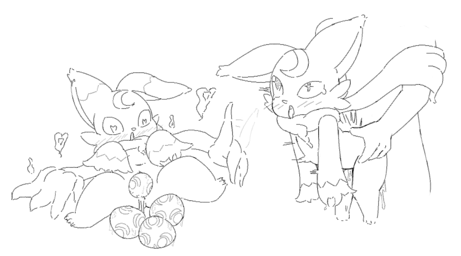 norcrav's tweet photo. Some old wispaw stuff before 1.0 (All I had for reference were some blurry preview vertical videos so I couldn't tell at first what kinda legs wispaw had) https://t.co/qNamp22S4G