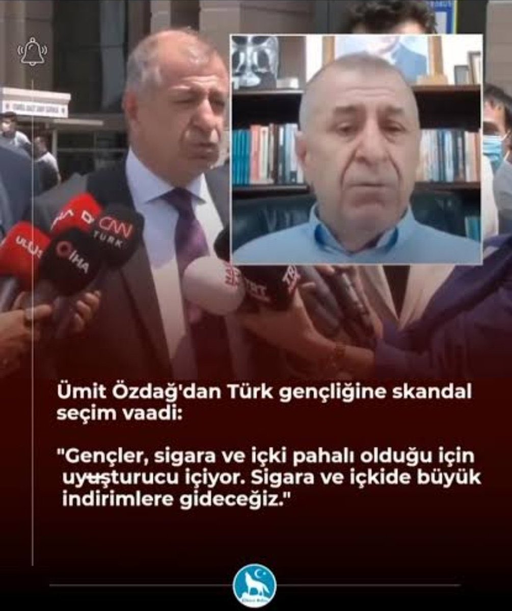 Birileri_Var_99's tweet photo. ÜLKÜ OCAKLARI GENÇLERİ BAĞIMLILIKTAN KORUMAYA ÇALIŞIRKEN, ÜMİT ÖZDAĞ UCUZ SİGARA VE ALKOL VADEDİYOR!

Peki, gerçek Türk milliyetçiliği hangisi? Türk gençliğini bağımlılıklardan kurtarmak mı, bağımlılık yapıcı ürünleri ucuzlatmak mı?

Bir tarafta Türk gençliğini sigara, alkol ve uyuşturucu bağımlılığından korumak amacıyla Yeşilay ile iş birliği protokolü imzalayan Ülkü Ocakları, diğer tarafta sigara ve alkollü içkilerde büyük indirimler vadeden Zafer Partisi Genel Başkanı Ümit Özdağ…

Her iki taraf da Türk milliyetçiliğini savunduğunu söylüyor. Ancak gençliğin geleceği söz konusu olduğunda ortaya çıkan tablo, iki farklı anlayışı gözler önüne seriyor.

Ülkü Ocakları, Türk gençliğini bağımlılığın pençesinden uzak tutmak için mücadele ederken Ümit Özdağ, sigara ve alkolün pahalılığını gençlerin uyuşturucuya yönelmesinin gerekçesi olarak gösterip bu ürünleri ucuzlatmayı çözüm olarak sunuyor.

Sorulması gereken soru açık: Uyuşturucuyla mücadelenin yolu, gençlerin başka bağımlılık yapıcı maddelere daha kolay ulaşmasını sağlamak mıdır?

Türk milliyetçiliği, yalnızca kürsülerde vatan ve millet sevgisinden söz etmek değildir. Milletin geleceğini teslim edeceğimiz gençlerin sağlığını, ahlakını ve iradesini koruyacak sorumluluğu üstlenmektir.

Gençliği zararlı alışkanlıklardan uzaklaştırmayı hedefleyen çalışmalarla bağımlılık yapıcı ürünleri ucuzlatma vaadi arasındaki çelişki, milliyetçilik adına sorgulanmayı hak ediyor.

Çünkü gerçek Türk milliyetçiliği, gençliğin bağımlılıklarına değil, geleceğine sahip çıkmayı gerektirir!