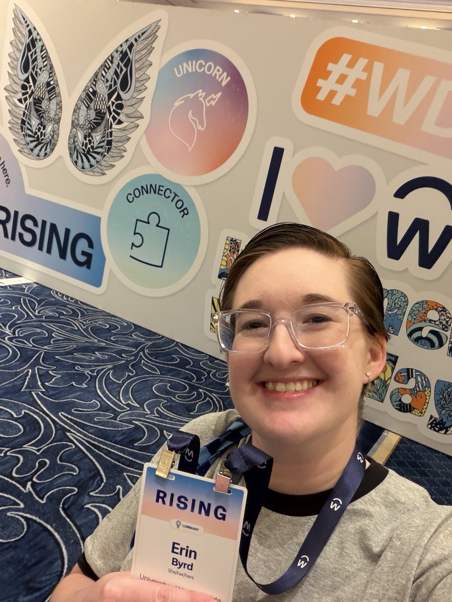 erin_e_byrd's tweet photo. We’re here at Workday Rising! So excited! #wdaysocialsquad https://t.co/mIk3ClLjtH