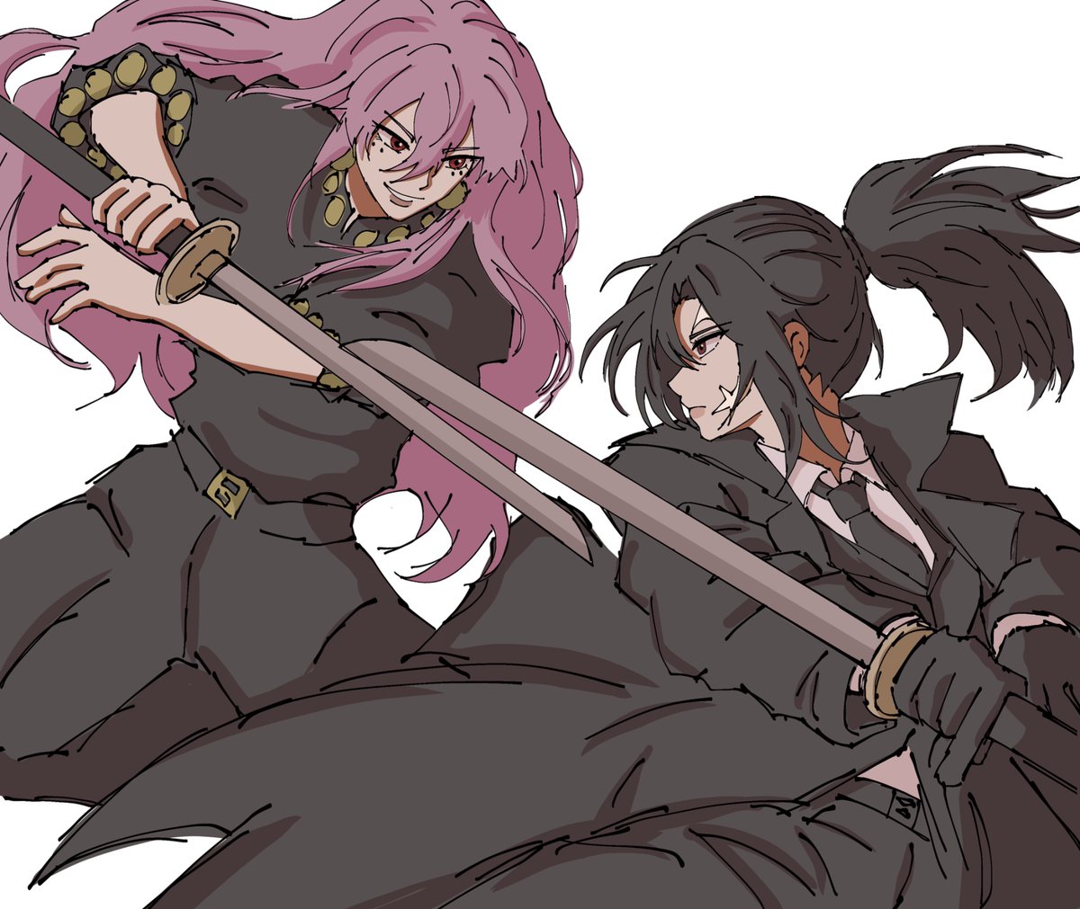 gorgeousdoe05's tweet photo. the girls are fightingggg #fembachi https://t.co/Pfl27LODoa