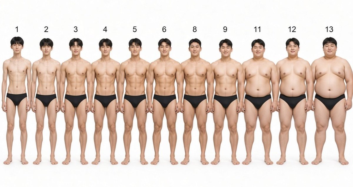 eiraflame0's tweet photo. どの体型の男性と結婚したい？ https://t.co/2jsfpE57af