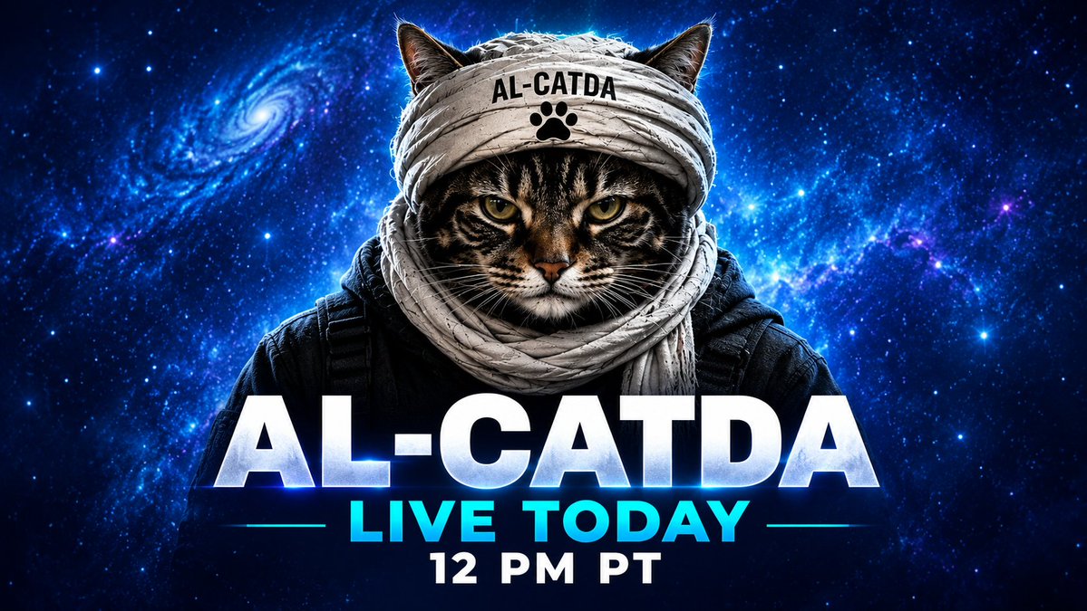 ALCatda's tweet photo. AL-CATDA launches today.

12 PM PT.

https://t.co/qg2EFloFZJ

#ALCATDA #Solana https://t.co/N5P53hmbLq