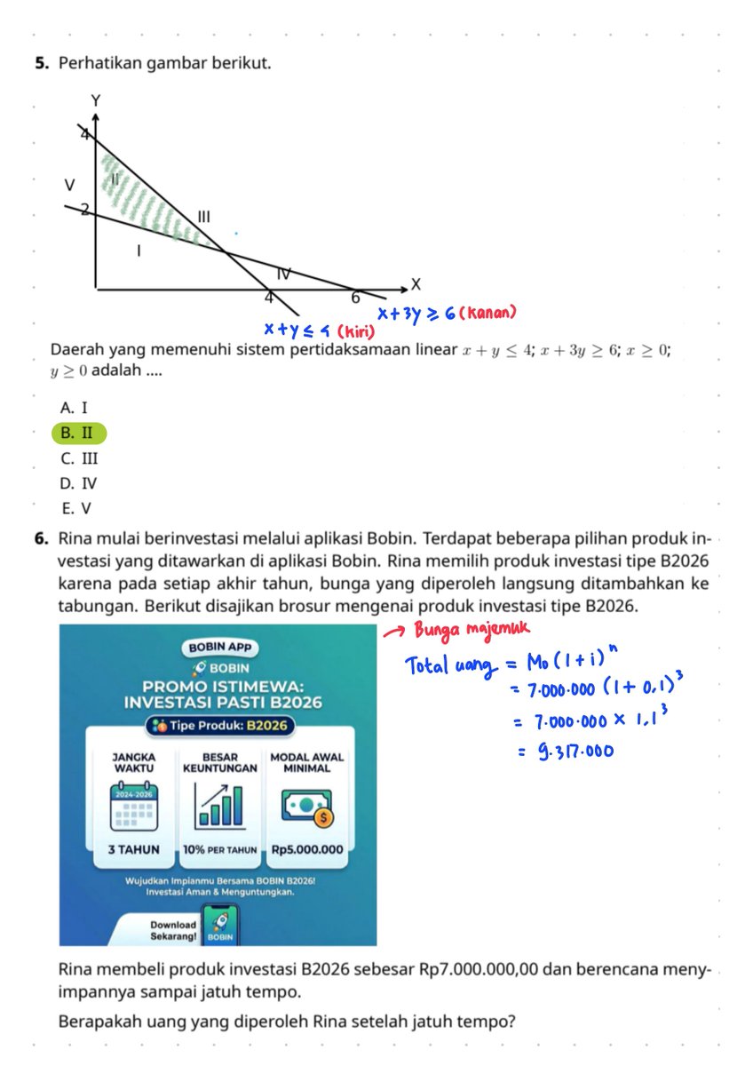 bloomofarunika's tweet photo. Pembahasan soal simulasi TKA matematika wajib paket 1
https://t.co/bu9JCst191 https://t.co/ASA8Wh50bX