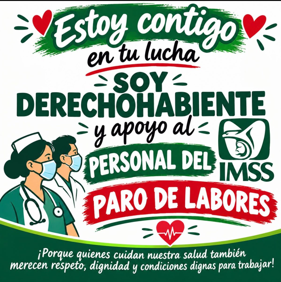 lalo_62's tweet photo. @AztecaNoticias @Tu_IMSS Los derechohabientes apoyamos a quienes nos atienden.
#TodosSomosSectorSalud 
#TodosSomosIMSS https://t.co/xNUqvVJWeX