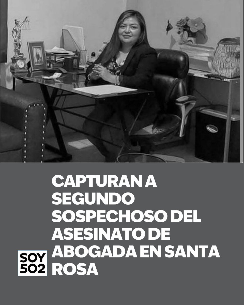 Capturan a segundo sospechoso por crimen contra abogada y docente en Santa Rosa