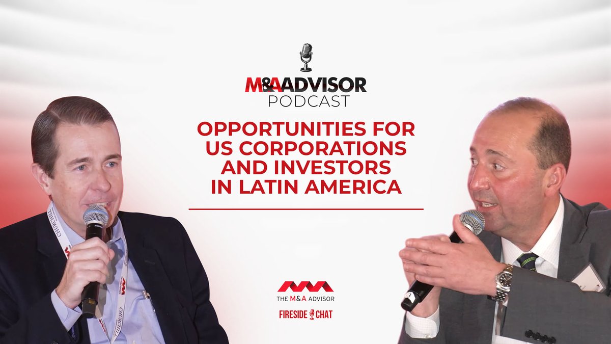 themaadvisor's tweet photo. Latin America isn't a single story—and that's where opportunity begins.

🎧 Watch now and discover how regional complexity can become your competitive edge: https://t.co/vPLXu0TTVB 

Many global investors view the region through the lens of volatility. But beneath the headlines lies a dynamic market fueled by resilient entrepreneurs, growing private capital, and a surge in cross-border investment.

In this episode of the M&A Advisor Podcast, Alexandre Pierantoni of Kroll and Ricardo Lacerda of BR Partners explore the realities shaping M&A across Latin America and why informed local execution is becoming a decisive competitive advantage.

🎙️ Key topics include:
• Why regulatory uncertainty—not currency volatility—is the new challenge for investors
• How Brazil and the broader region are generating strong M&A activity despite fiscal pressures
• The critical role of local advisors in navigating cross-border transactions
• Why strategic diversification in Latin America can unlock long-term value

Whether you're an investor, corporate executive, or deal advisor, this conversation offers practical insights into one of the world's most misunderstood M&A markets.

#MAAdvisor #LatinAmerica #CrossBorderMA #PrivateEquity