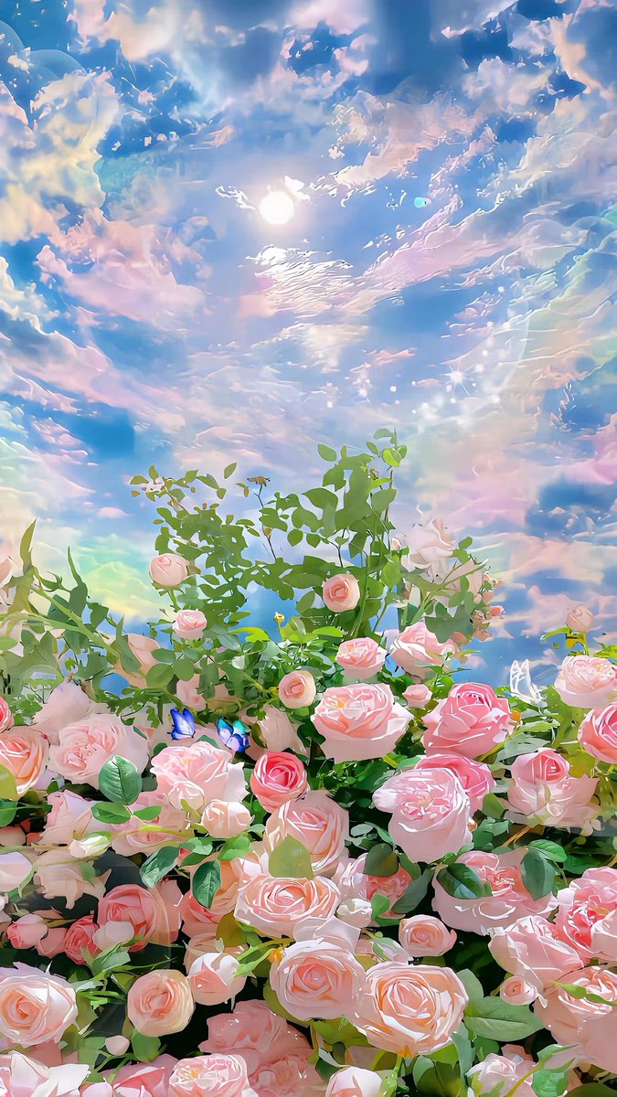 scarrle40909507's tweet photo. [粘り気のある月餅と薔薇の花、そして円く重なる雲が今日の心をほぐしてくれる。]， https://t.co/S6ElW8H0TP
