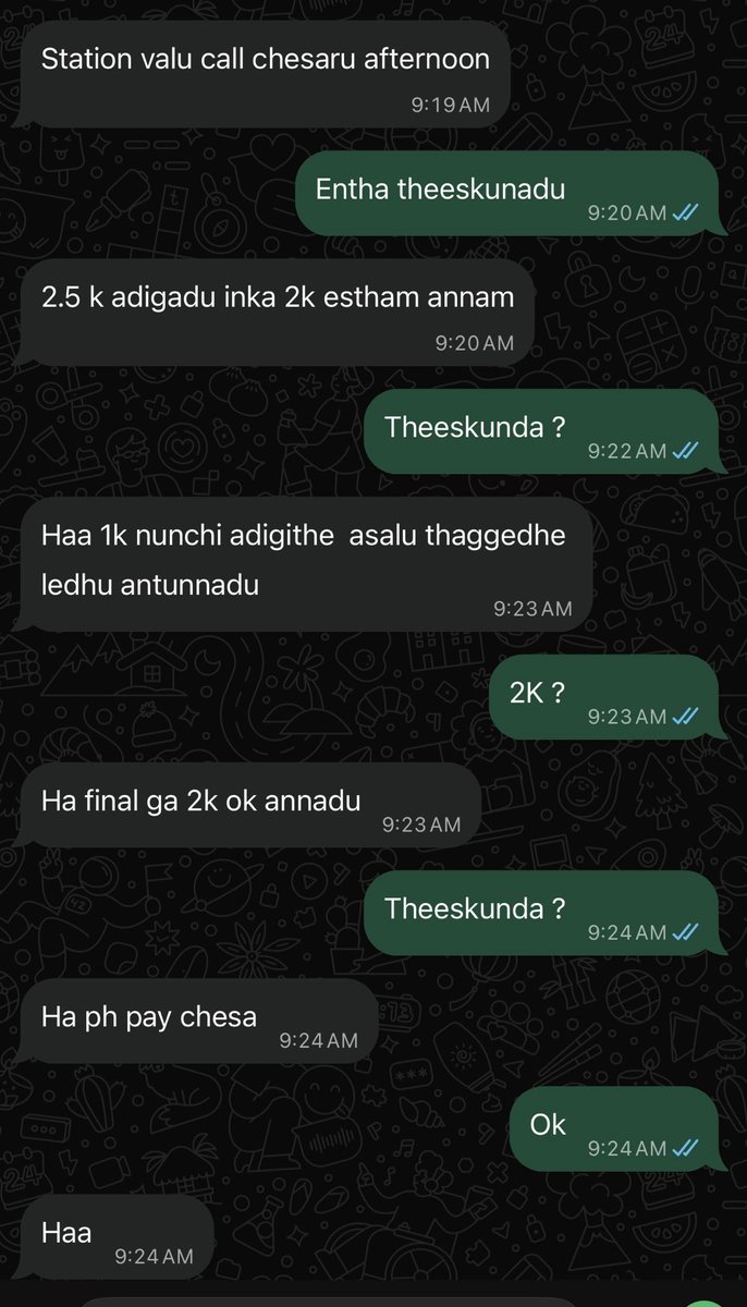 Nschowdary3's tweet photo. @naralokesh @APPOLICE100 Sir, is it mandatory to pay the police for passport verification? It seems to depend on whatever they demand.They are asking for the same amount as the passport fee itself ₹2,500and sometimes even more.When are we going to stop this endless demand? https://t.co/ORKBplXNAS