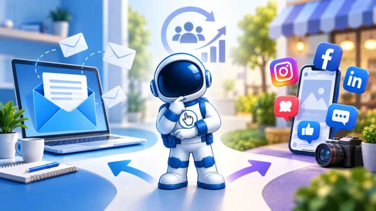 Click_Catalyst's tweet photo. Email marketing or social media for repeat business? 📧📱
Both can keep customers connected to your brand, but they play different roles in bringing them back.

See how they compare:
https://t.co/Tpsq8z9pM6

#DigitalMarketing https://t.co/i0HdX4vbFN