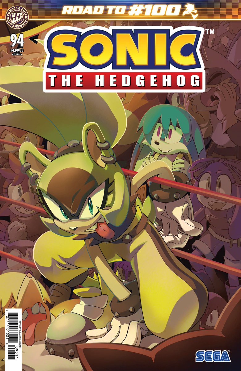 IDWSonicNews's tweet photo. Sonic the Hedgehog #94, Cover A by @ebettoran 

#IDWSonic https://t.co/6Gtl9DqzKP