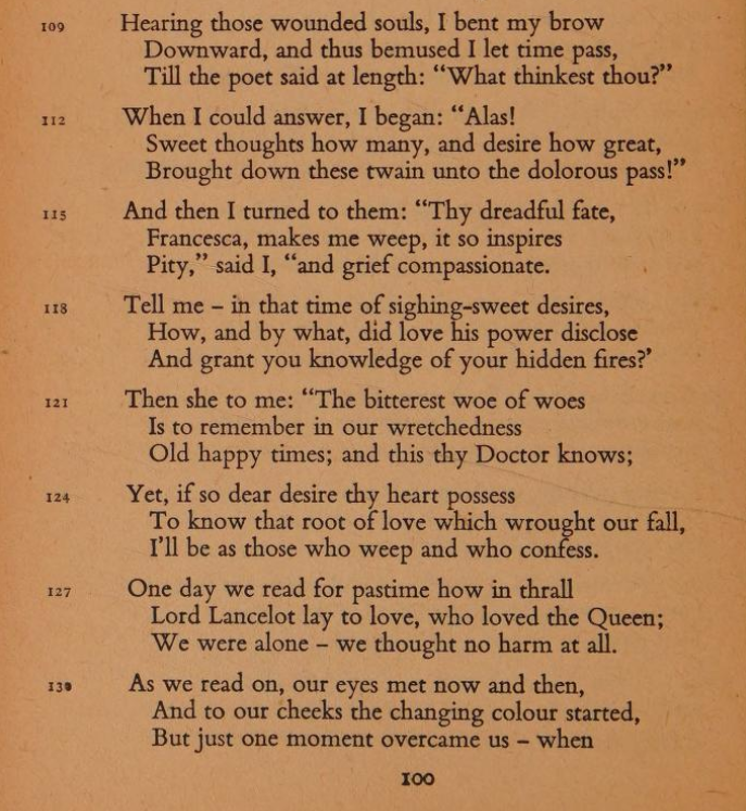 SketchesbyBoze's tweet photo. One thing I think about often is how in the 1950s, Dorothy Sayers’ translation of the Divine Comedy was known as “the people’s Dante” because it was written in a modern, accessible style beloved by millions. Because we’ve largely stopped teaching poetry, few can now read it. https://t.co/VUsFwCI7NQ