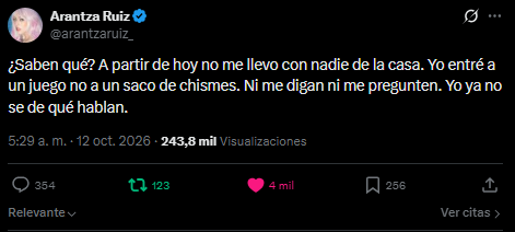 llegaramarzo's tweet photo. el hecho d q las fans de cierta calva huerfana andan mas al pendiente d Arantzin q de la que dizque apoyan JAHHSHAHS les tienen q recordar q subio nuevas publicaciones d insta 😆😆 Gema no tiene fans, solo haters de Arantza o como era https://t.co/Q4XZt98dor