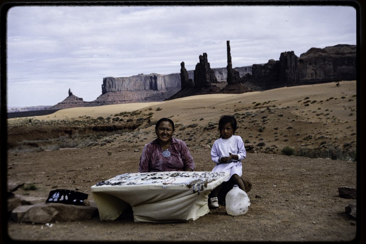 OliverWDahl's tweet photo. On this Indigenous Peoples Day, I wanted to share some Kodachrome slides I’ve collected featuring the beautiful Diné (Navajo) people around Monument Valley. https://t.co/kW96P3ivRI