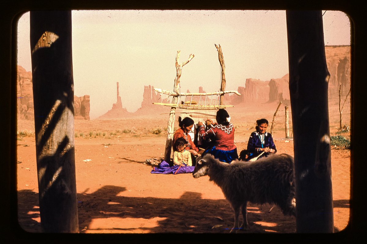OliverWDahl's tweet photo. On this Indigenous Peoples Day, I wanted to share some Kodachrome slides I’ve collected featuring the beautiful Diné (Navajo) people around Monument Valley. https://t.co/kW96P3ivRI