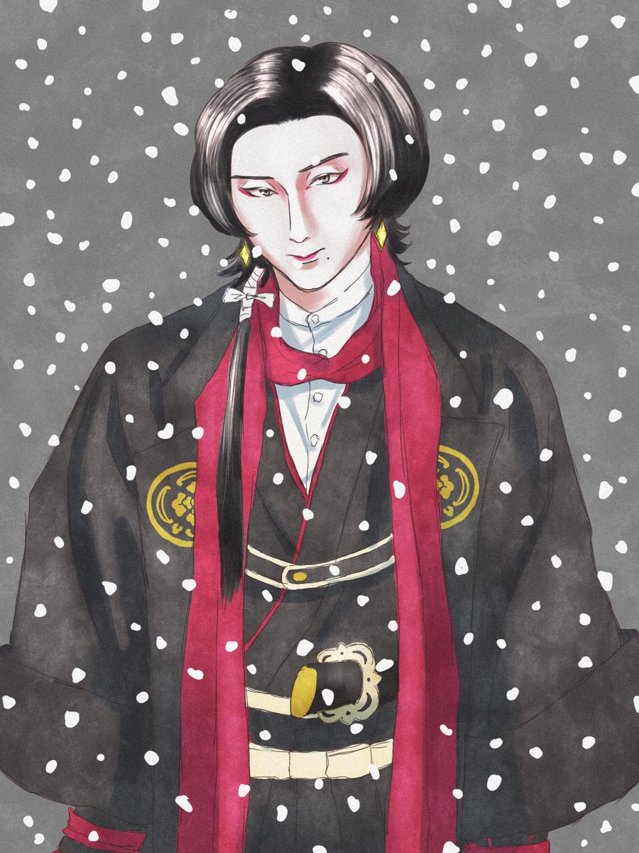 suuuu3ha's tweet photo. 超特急で描いてた。恐ろしいことに���力自体は1年でほぼ何も変わってない。とうかぶ加州。模様は断念。 https://t.co/xu3m5kjR3q