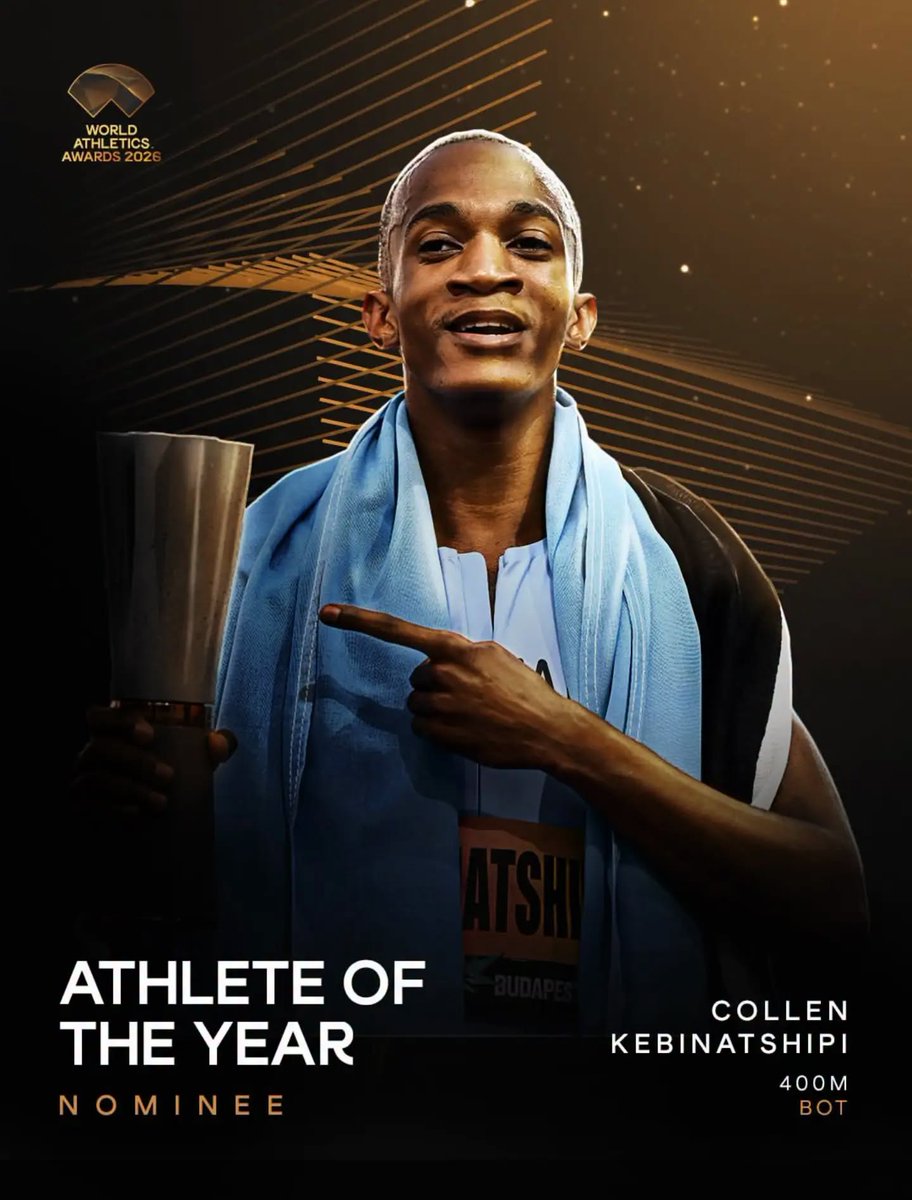 BlackCarpet_ZA's tweet photo. He ran for the nation... Rose the flag  high. He made Botswana proud. Now it’s our turn to show up for him. 🇧🇼🏆 Vote Collen Kebinatshipi for Athlete of the Year. He ran so we could vote! 🗳️🔥🫶🏿

Link:
https://t.co/xpfm4DnxoG https://t.co/LjKDFoXL3z