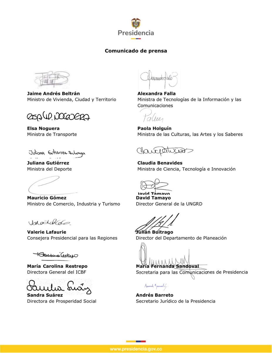 infopresidencia's tweet photo. ¡BASTA YA DE MISOGINIA Y DE ATAQUES CONTRA LA DIGNIDAD DE LAS MUJERES!

El Gobierno Nacional y su gabinete ministerial rechazan categóricamente las expresiones denigrantes dirigidas contra la primera dama de la Nación.

La animalización, las burlas sobre la apariencia física y los estereotipos de género no deben normalizarse como parte del debate público.

Defendemos la libertad de expresión y la crítica política, pero también el derecho de todas las mujeres a ejercer su liderazgo sin ser objeto de humillaciones ni discriminación.

La dignidad de las mujeres no depende de ideologías, cargos ni apellidos. Su respeto no se negocia y su defensa no admite dobles discursos.

¡Basta ya de misoginia!
