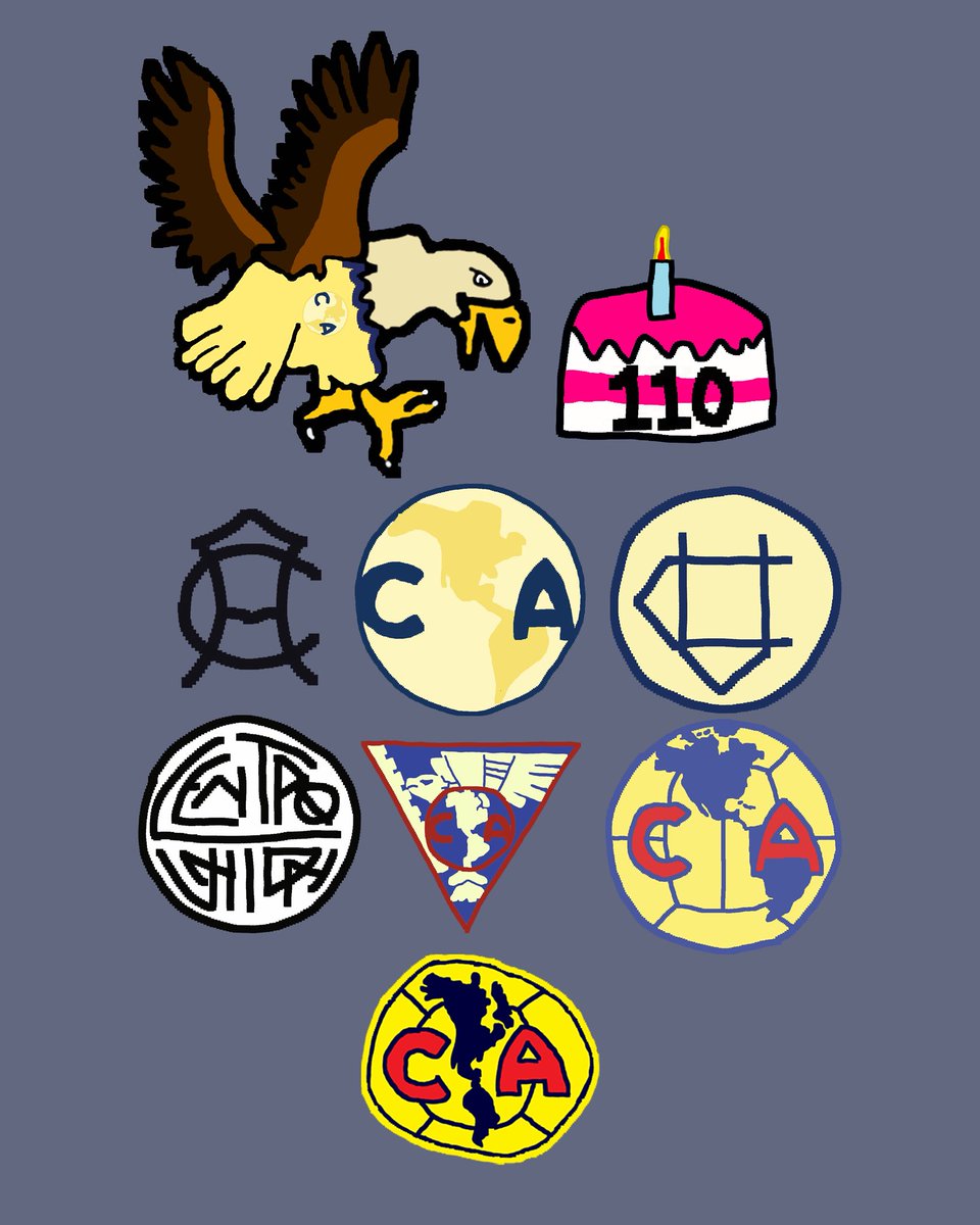 futbolmxpaint's tweet photo. ¡Feliz 110 aniversario a América! https://t.co/FLY9uO5XrE