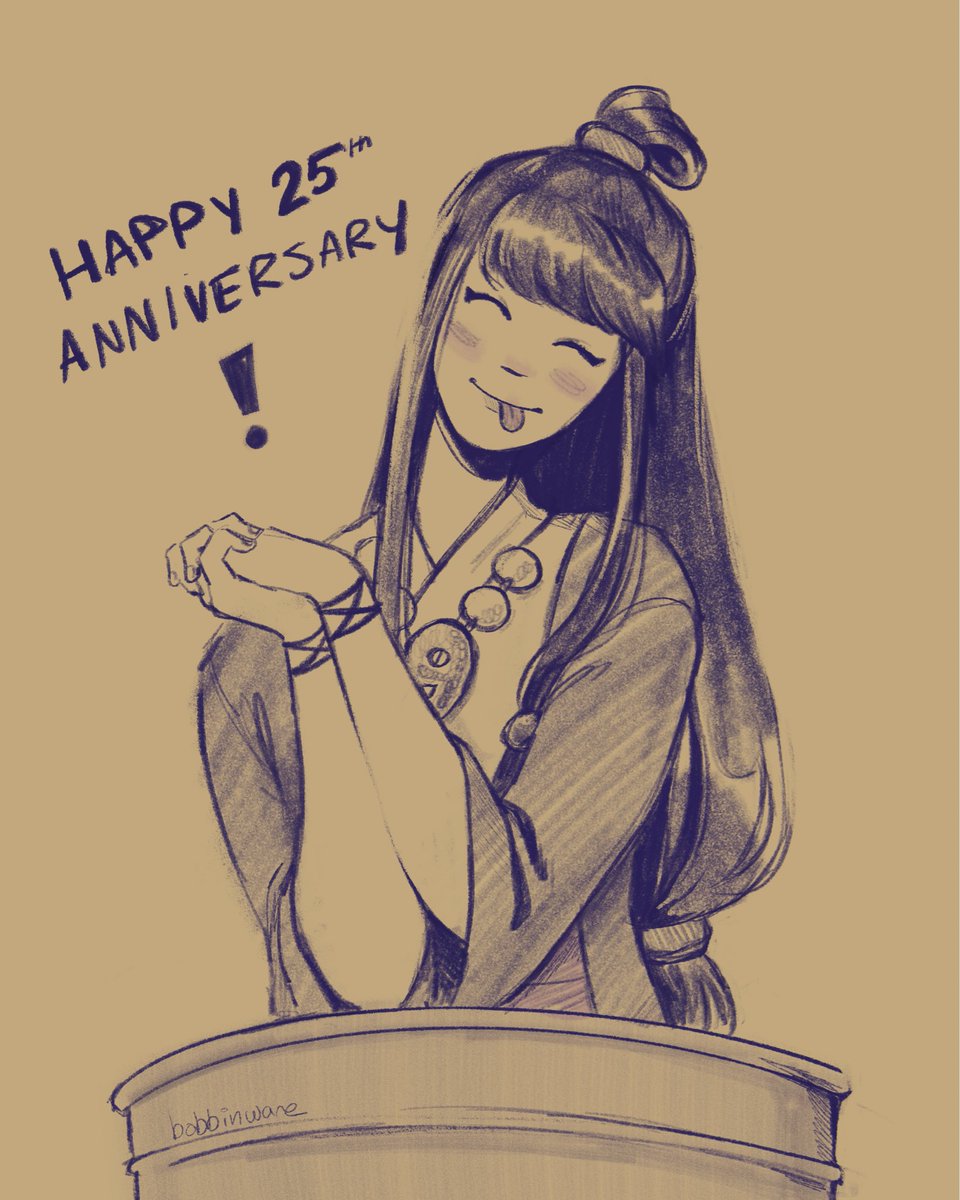 bobbinware's tweet photo. #aceattober day 12: defendant… obviously had to go with maya for the anniversary today :3 https://t.co/ITB9B7eaaE