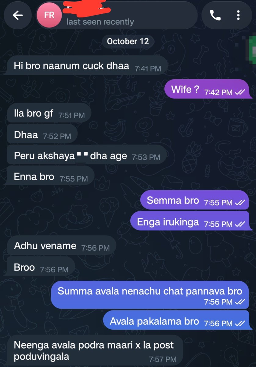 Discussion79742's tweet photo. Ennoda indha follwer ku vandha vaalva parunga thalaivan vera leval la maja panran... Andha ponnu peru akshaya romba kutty vayasu tha... Analum ivanuku vandha valva parungale. Thambi love panradha vida mukkiyam marriage panradhu.. ponnu takkara iruka vitradha. 
All the  best da https://t.co/1hqK26Nisi