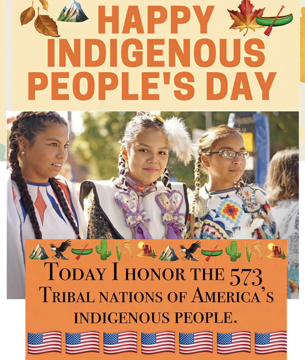 RayceenHRH's tweet photo. Happy Indigenous People's Day!! https://t.co/nvxp30sw5T