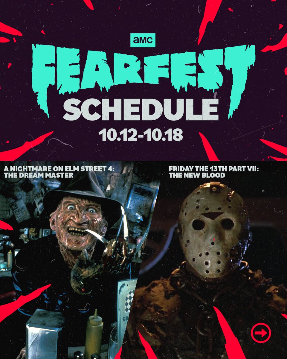 AMC_TV's tweet photo. The horror menu is set. 🎃🍽️

We're serving up nightmares all month long on AMC's #FearFest. https://t.co/5nGaOJv9HE