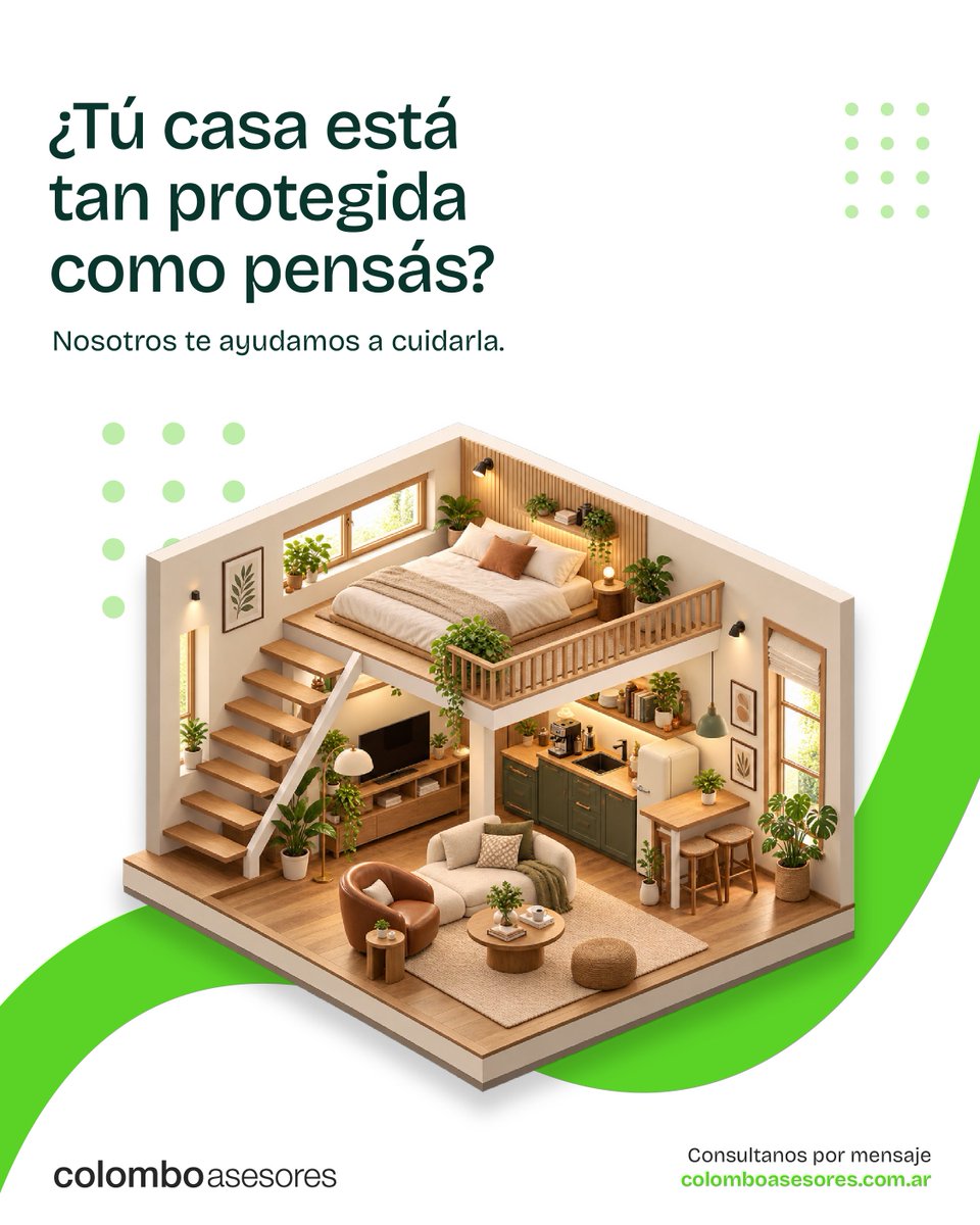colomboasesores's tweet photo. 🏡 ¿Tu hogar está realmente protegido?

Cuidá tu casa y todo lo que hay en ella con la cobertura adecuada.

💚 Entrá a https://t.co/8SldLzMzFp, conocé nuestras coberturas y cotizá tu seguro. https://t.co/3kVOYaskqx
