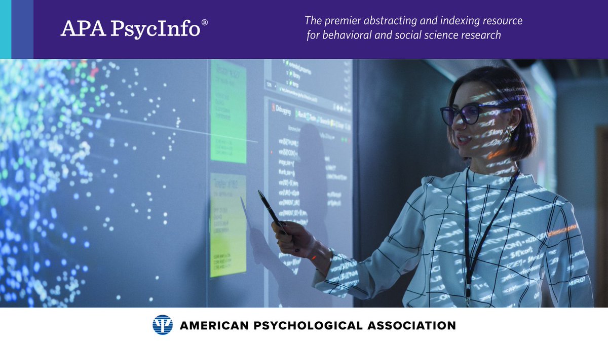 APA_Databases's tweet photo. Looking for tests and measures on #EBSCOhost? Watch this new tutorial on how to find research instruments and much more when searching APA #PsycInfo: https://t.co/77yZ4naTT1 @EBSCO https://t.co/on8Sx4L1gq