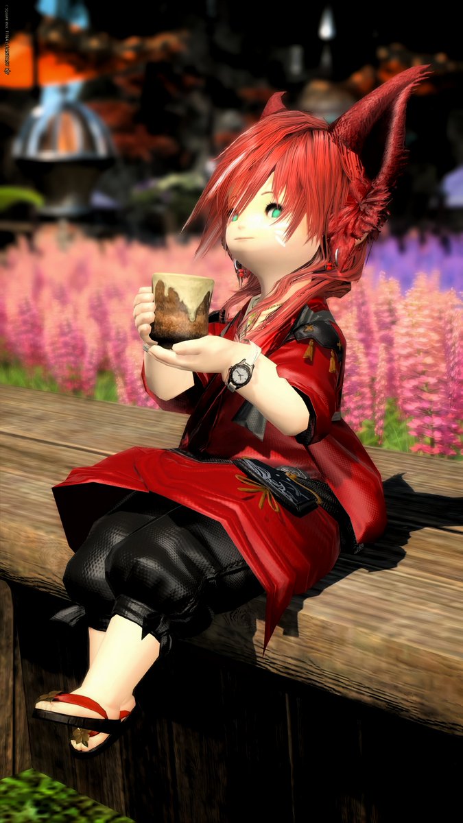 Uni15Strawberry's tweet photo. おはようです☀
#おはララ #ララフェル #FF14 #FFXIV 
#メンテだしとにかくあなたのssが好きって思ってくれるひとと出逢うために自分の推しssをそっと置いておく https://t.co/A88LNbMe4w
