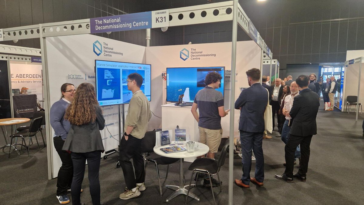 decomcentre's tweet photo. 🌊 A week focused on FOW!

From the @SupergenORE Masterclass to @RenewableUK and @ScotRenew's #FloatingWind26, we showcased how the @decomcentre's marine modelling helps de-risk tech &amp; optimise offshore operations and more.

Thanks for joining us! 🤝

@RenewableUK @ScotRenew https://t.co/c3U2XzEGxx