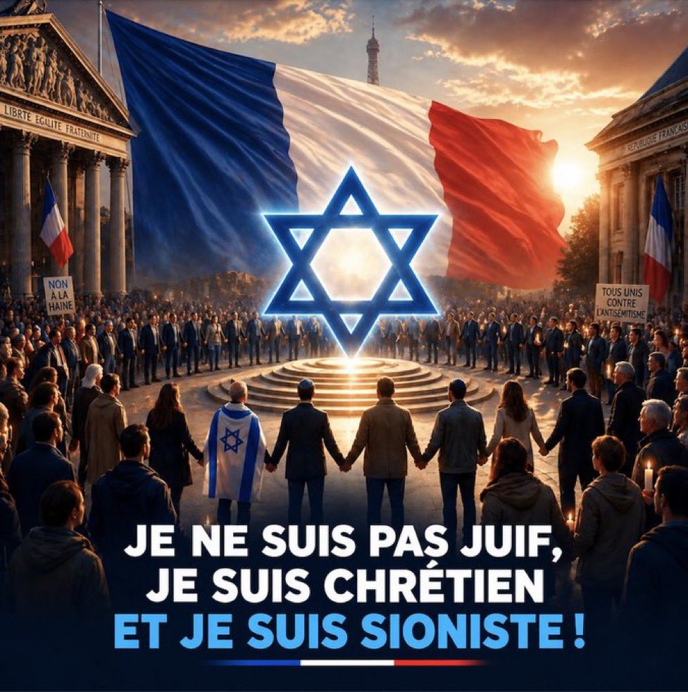 MarieThrse33512's tweet photo. Ne suis française, catholique  ! 
Pas juive mais je suis sioniste ✝️🇫🇷✡️ https://t.co/4wgkn8dFBp