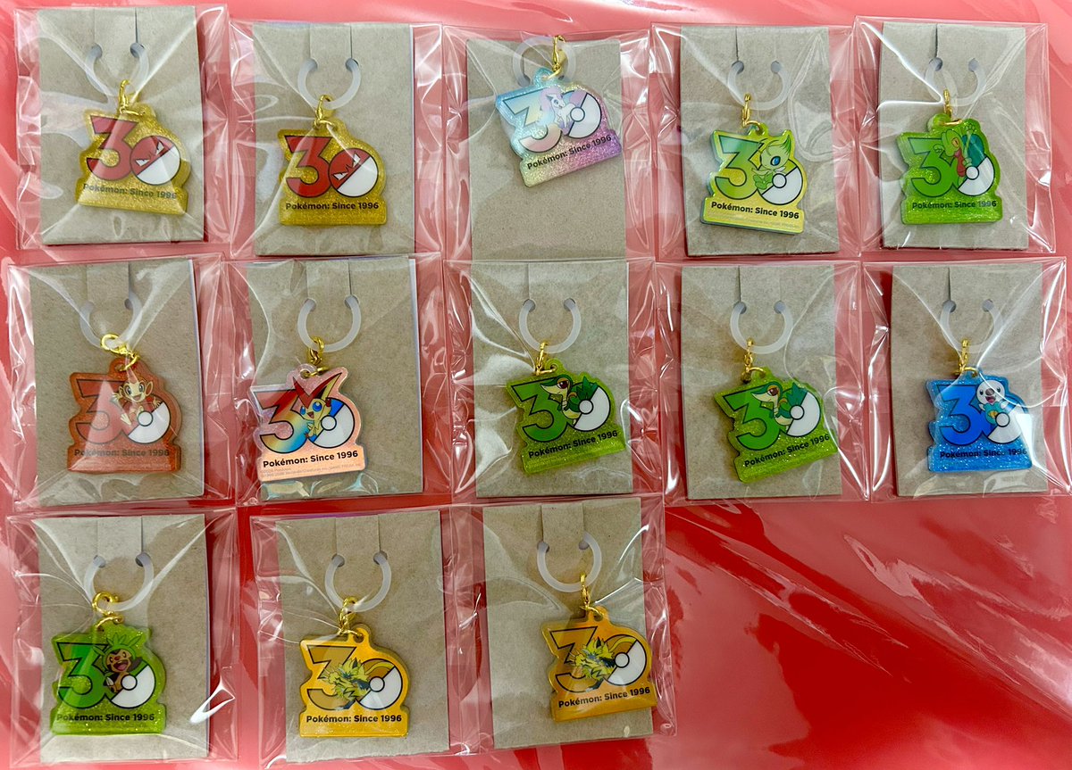 bibi44932's tweet photo. ポケモン　ポケチャーム
譲渡

譲)ビリリダマ　ポニータ　☆セレビィ　キモリ　ヒコザル　ビクティニ　ツタージャ　☆ミジュマル　ハリマロン　ゼラオラ

求)定価 ＋ 送料

☆のキャラは纏めてのみ

都内手渡し(送料なし)可能
纏めて優先
お気軽にお声掛けください！ https://t.co/0pqvXrsuDw
