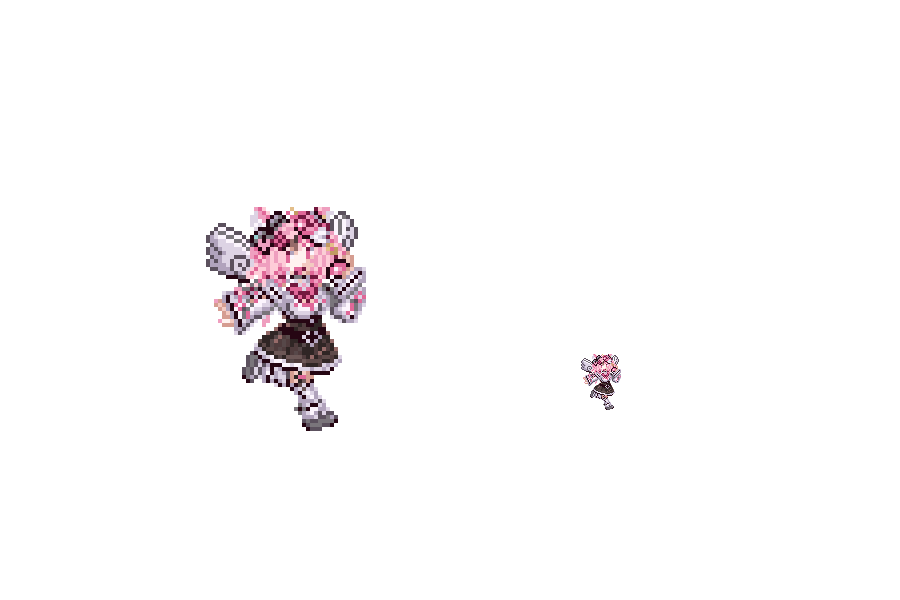 Rainy_dot's tweet photo. ポケモントレーナー風ドット絵FA再掲 https://t.co/0ATji0OuBL