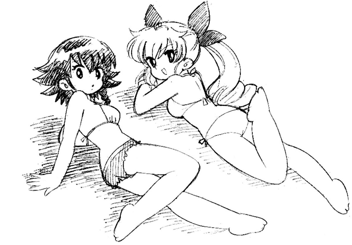 hologon15's tweet photo. 10月13日だし、ガルパン最終章の第5話の上映も始まっているので、吾妻ひでお先生風ガルパンを再掲。

もう7年経ってしまった。 https://t.co/lfKrk5xtFZ