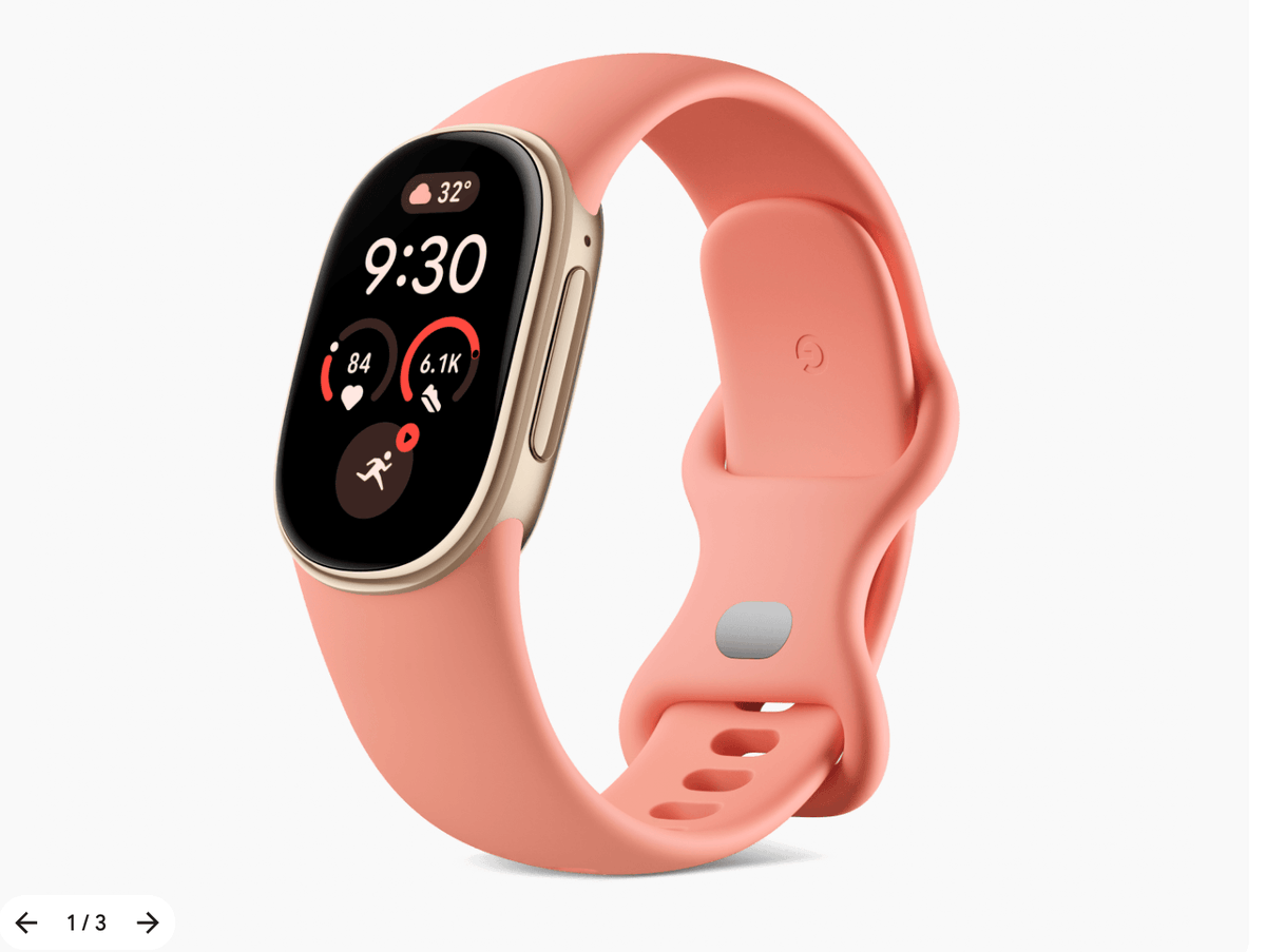 stufflistings's tweet photo. This is the Google Fitbit Edge.

Price starts at $179.99. https://t.co/4uGdbvDPxm
