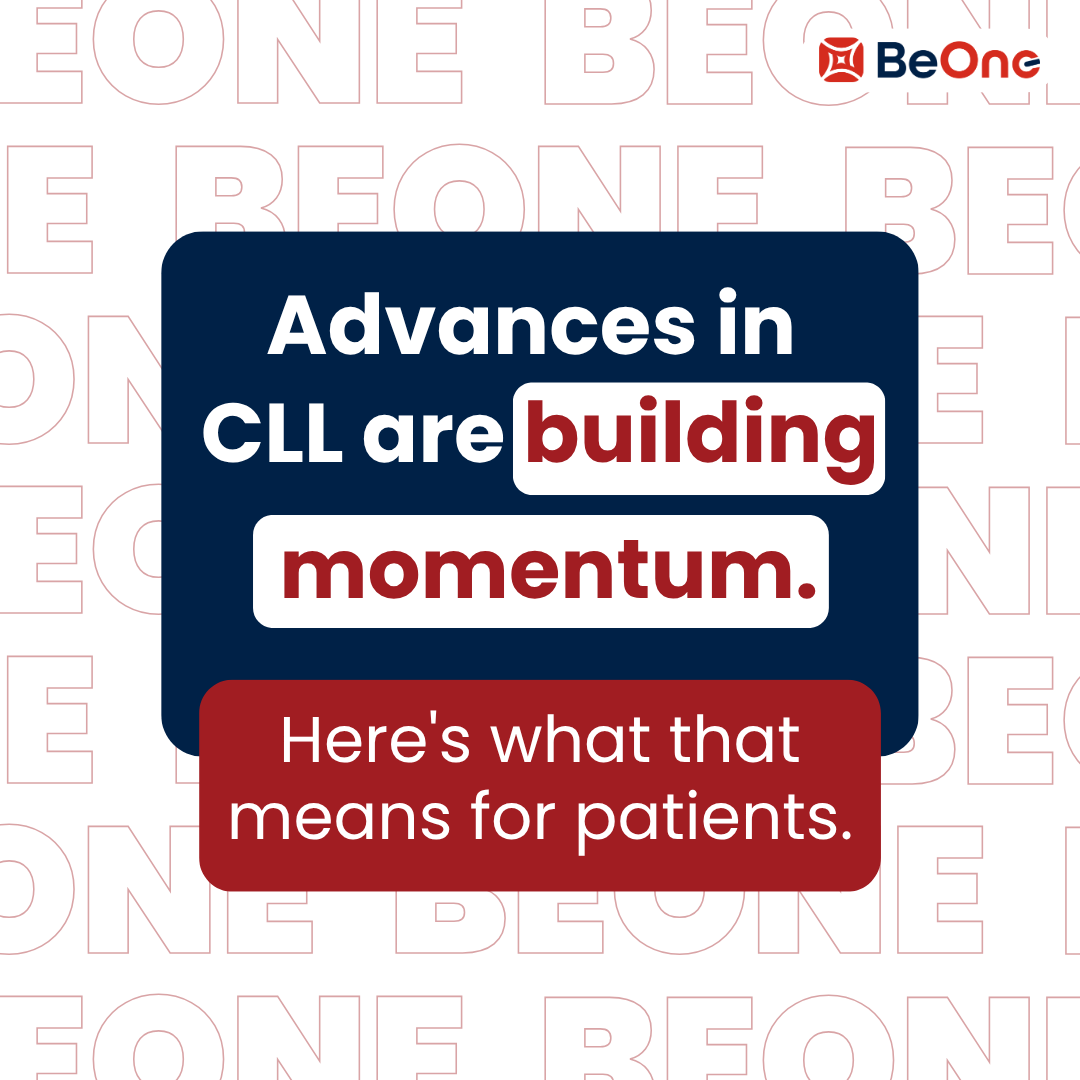 BeOneMedicines's tweet photo. The treatment landscape for chronic lymphocytic leukemia (CLL) has shifted in fundamental ways, and the opportunity now is to keep that progress moving forward.

At BeOne, we’re committed to building evidence that is deep and broad enough to support confident treatment decisions across the full range of patients with CLL.

We’re helping move that progress forward. Read more: https://t.co/TZBVJYlfwG

#CLL #BeOneAgainstCancer