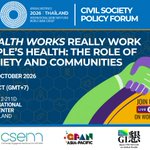 Photo by CSEM (UHC2030 Civil Society Engagement Mechanism) (@CSOs4UHC)