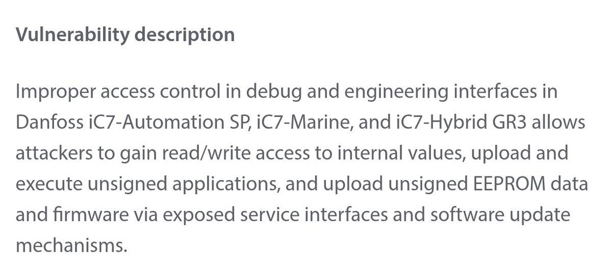 _SaxX_'s tweet photo. Ce n'est AB-SO-LU-MENT PAS SÉRIEUX ! 🤬🤬

L'interface de debug été accessible par défaut pendant des années...
Donc n'importe qui pouvait contourner la sécurité et accéder à la configuration des frigos et s'amuser avec ! 

C'est une dinguerie...

Et Danfoss a seulement émis un bulletin qu'en août 2026...

Résultat des centaines de frigos de supermarchés ont été piratés...

Encore une cyberattaque sophistiquée... ou pas !