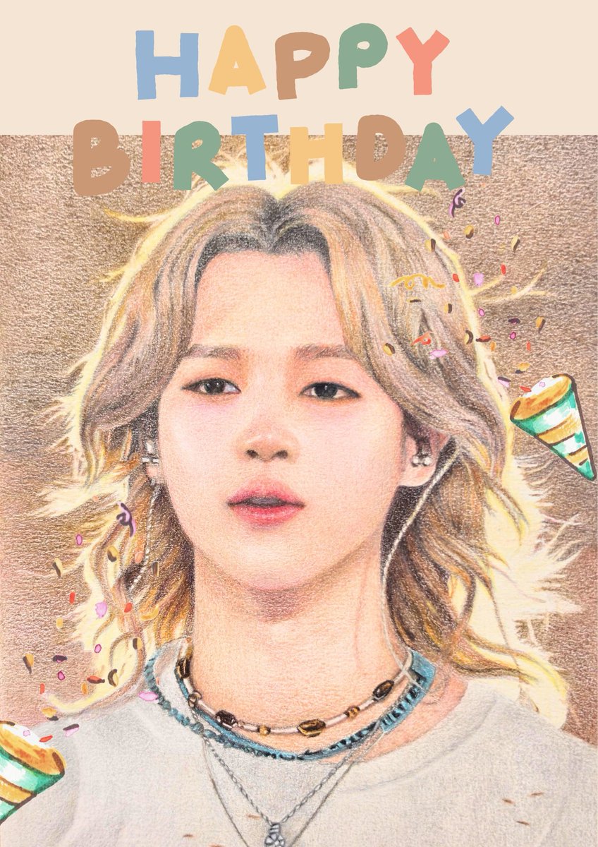 yoono_yoono's tweet photo. *₊ෆ˚𝐇𝐚𝐩𝐩𝐲 𝐁𝐢𝐫𝐭𝐡𝐝𝐚𝐲 𝐉𝐈𝐌𝐈𝐍 ˚ෆ*₊
지민아 생일 축하해 🎉🎂🥳🎈
무대에서 지민이가 너무 멋져보여
 27년까지 해투기간 다치지말고 건강하게 신나게 잘 즐기길바래🙏✨️
사랑해 내 뿅아리🐥♡

#HappyJimtober #bts_JIMIN  #지민생축 #지민팬아트 #온우그림 https://t.co/R31d7cgE6g