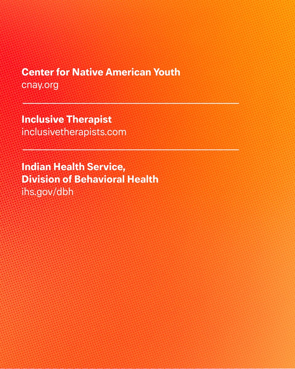 AFSP_GA's tweet photo. On #IndigenousPeoplesDay, we recognize thatculturally competent care is critical.

"There is a need for us as a community to do and be better at supporting our Indigenous Relatives, and we can," shares advocate and scholar Dr. Amáyá Scott.

Read: https://t.co/dS2A7kqnWc https://t.co/UhpGcTlCgF
