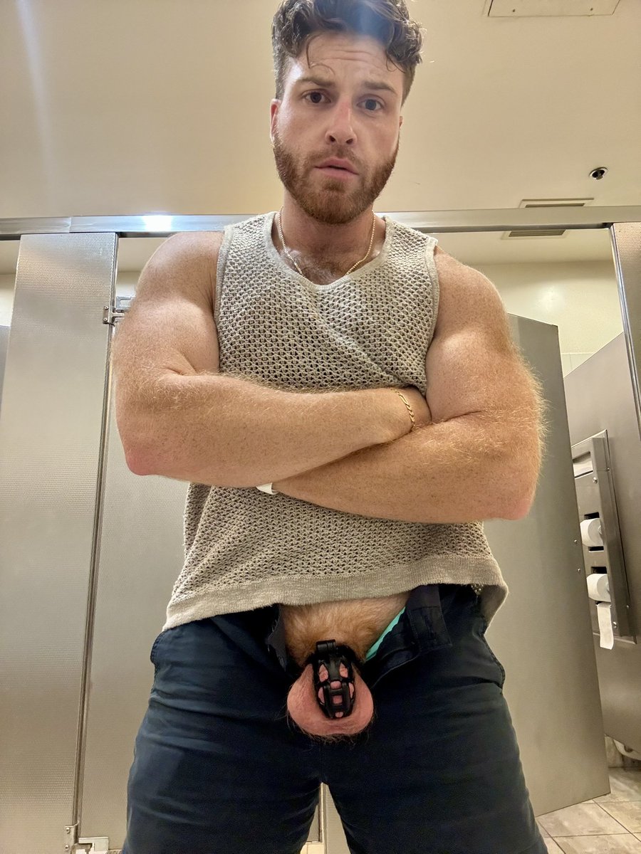 BrockyCockyLock's tweet photo. Taking a pee 💦 
At the AMC 🍿 https://t.co/4JUoONGWzP