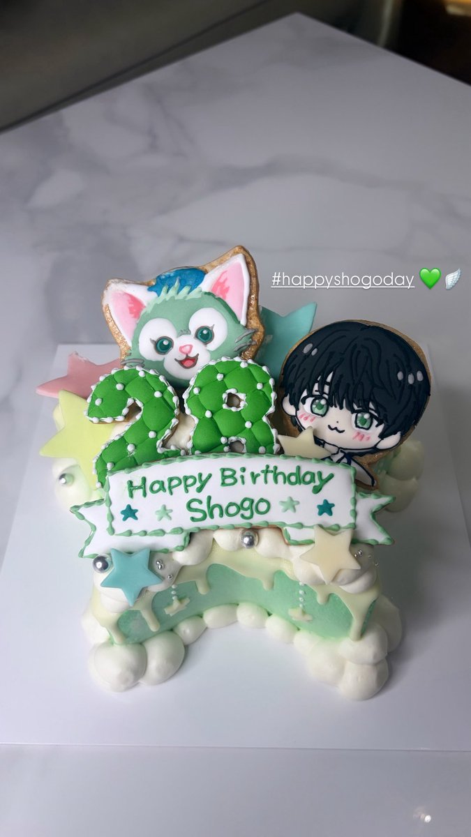 shog0nyan's tweet photo. .             ♡    ︵  ♥ᘏ⑅ᘏ   ♡
    + ♡    ૮ ⸝⸝ᖛ ·̫ᖛ)(> ‧̫ <⸝⸝ )   ♡ +
┏━━━♡━U U ━ U U━♡━━━┓
♡         #HAPPYSHOGODAY 💚         ♡
┗━━━ ♡ ━━━━━━ ♡ ━━━┛
#田島将吾生誕祭2026 
#祝28歳_将吾に伝えたいのは大好き https://t.co/X4lW0k1PRO