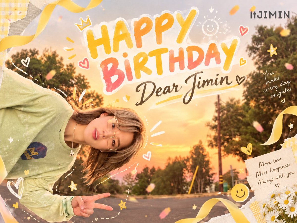 itJIMINvote's tweet photo. 세상에 지민이라는 빛이 찾아온 10월 13일.

오늘은 지민이 우리에게 선물해 준 수많은 행복을, 더 큰 사랑으로 돌려주고 싶은 날입니다. ✨

10월 13일의 주인공, 우리의 소중한 아티스트 지민! 생일을 진심으로 축하합니다. 💛

HAPPY BIRTHDAY JIMIN
#ItBoyJiminDay
#31YearsOfSincerity
#디스이즈_지민데이
#JIMIN