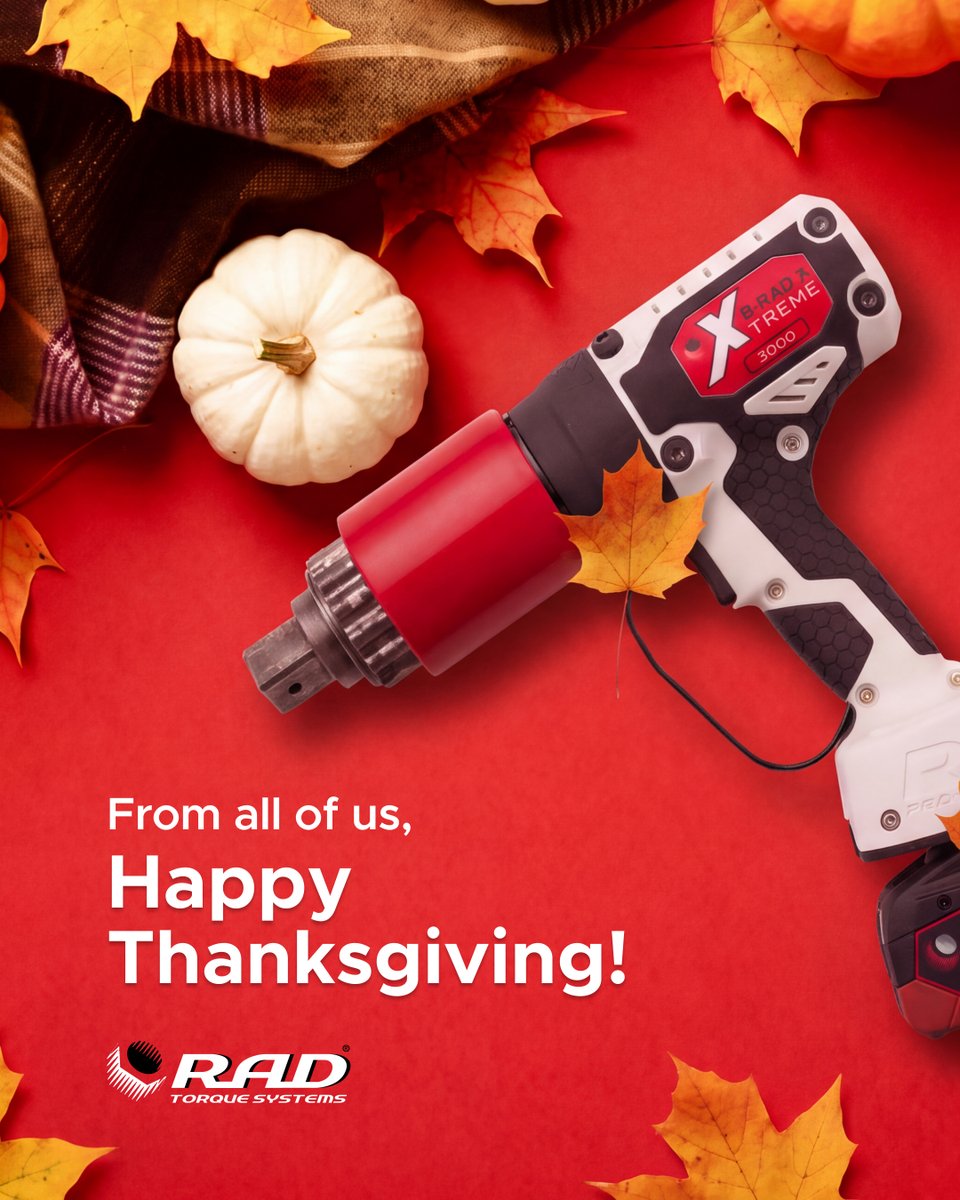 RADTorque's tweet photo. 🍁 Happy Thanksgiving, Canada! 🍁

This Thanksgiving, we’re grateful for our incredible team and our valued distributors who help make RAD Torque Systems a trusted name across the country and around the world. https://t.co/osTAdYBifx