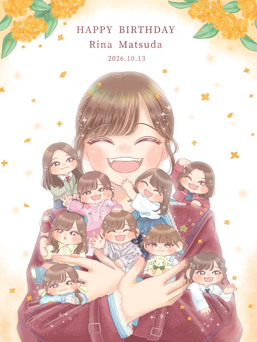 _ricchan_46's tweet photo. 💛松田里奈ちゃんお誕生日おめでとう💚
ずーっとかわいい里奈ちゃん♡
宇宙で一番大好きだよ〜！⸝·⸝⋆꙳
一緒にしあわせになろうね〜！🌼⟡.*

 #松田里奈生誕祭 🎂
 #松田里奈生誕祭2026  
 #松田里奈  ちゃん🌺
 #sakurazaka46fanart https://t.co/JvFPMF4CEM