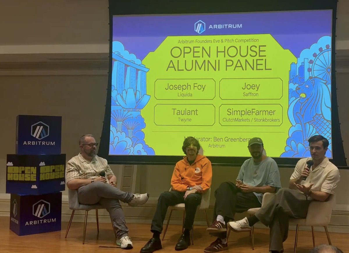 AlphaMetaNet's tweet photo. AlphaManta Singapore Roadshow. We joined multiple public chain ecosystem events including Arbitrum, TRON, SUI and Solana. Let’s jointly build a new era of full-chain RWA assets. https://t.co/5RMwWNwJCv